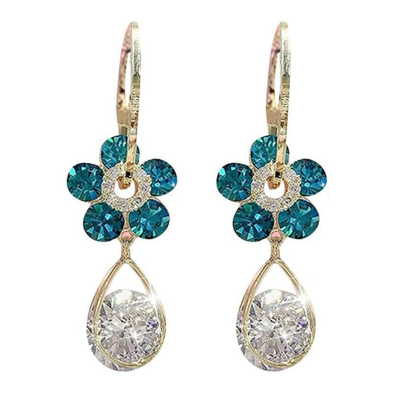 💎 Oneswear® Crystal Flower Germanium Earrings (🔥Last Day Sale - Save up to 80%!)
