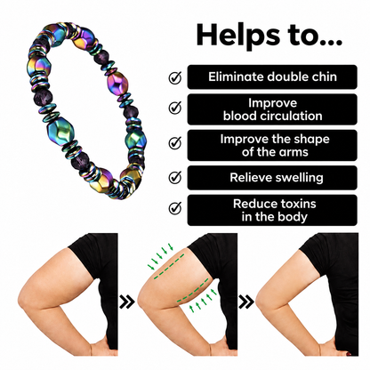 🔥𝑳𝑨𝑺𝑻 𝑫𝑨𝒀 𝑺𝑨𝑳𝑬-𝟖𝟎% 𝑶𝑭𝑭 🏆𝑪𝒁𝑻𝑰𝑪𝑳𝑬® Rainbow Magnetic Hematite Wellness Bracelet