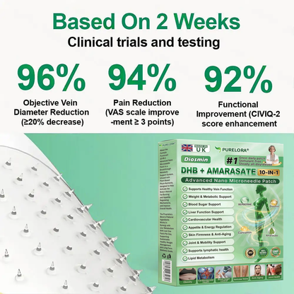 [𝐎𝐟𝐟𝐢𝐜𝐢𝐚𝐥 𝐒𝐭𝐨𝐫𝐞🇬🇧] 𝐏𝐮𝐫𝐞𝐥𝐨𝐫𝐚® 𝐌𝐞𝐭𝐚𝐛𝐨𝐥𝐢𝐜 𝐌𝐚𝐭𝐫𝐢𝐱™ – 𝐃𝐇𝐁 + 𝐀𝐦𝐚𝐫𝐚𝐬𝐚𝐭𝐞 𝟏𝟎-𝐢𝐧-𝟏 𝐍𝐚𝐧𝐨 𝐌𝐢𝐜𝐫𝐨𝐧𝐞𝐞𝐝𝐥𝐞 𝐏𝐚𝐭𝐜𝐡 ✅𝐓𝐚𝐜𝐤𝐥𝐞𝐬 𝐨𝐛𝐞𝐬𝐢𝐭𝐲, 𝐥𝐨𝐨𝐬𝐞 𝐬𝐤𝐢𝐧, 𝐝𝐢𝐚𝐛𝐞𝐭𝐞𝐬, 𝐬𝐥𝐞𝐞𝐩 𝐢𝐬𝐬𝐮𝐞𝐬, 𝐣𝐨𝐢𝐧𝐭 𝐩𝐚𝐢𝐧, 𝐚𝐧𝐝 𝐬𝐮𝐩𝐩𝐨𝐫𝐭𝐬 𝐯𝐞𝐢𝐧 & 𝐥𝐲𝐦𝐩𝐡𝐚𝐭𝐢𝐜 𝐜𝐢𝐫𝐜𝐮𝐥𝐚𝐭𝐢𝐨𝐧