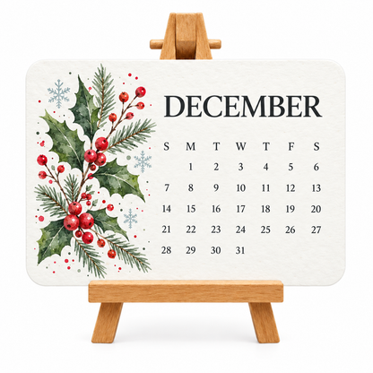 🎁 🇬🇧 2027 Plantable Seed Paper Calendar — Use It, Then Grow It 📅