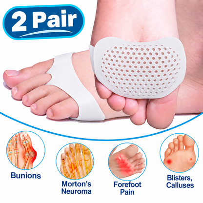 Paiduis® Metatarsal Pads – Soft Gel Pads for the Ball of the Foot for Pain Relief