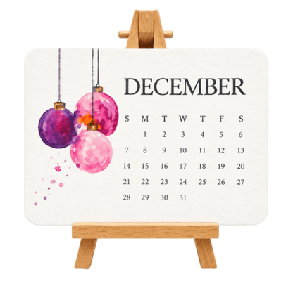 🎁 🇬🇧 2027 Plantable Seed Paper Calendar — Use It, Then Grow It