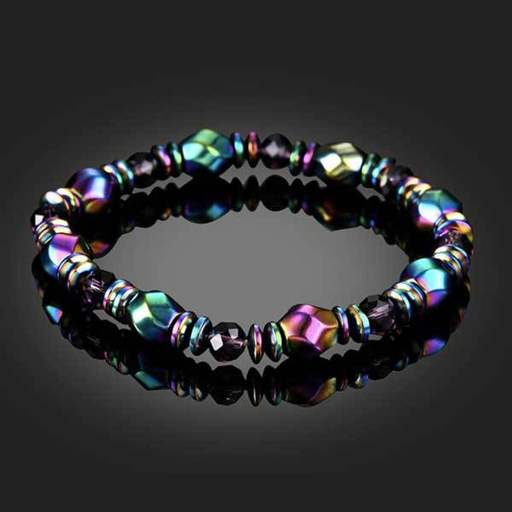 🔥𝑳𝑨𝑺𝑻 𝑫𝑨𝒀 𝑺𝑨𝑳𝑬-𝟖𝟎% 𝑶𝑭𝑭 🏆𝑪𝒁𝑻𝑰𝑪𝑳𝑬® Rainbow Magnetic Hematite Wellness Bracelet