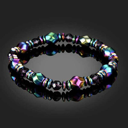 🔥𝑳𝑨𝑺𝑻 𝑫𝑨𝒀 𝑺𝑨𝑳𝑬-𝟖𝟎% 𝑶𝑭𝑭 🏆𝑪𝒁𝑻𝑰𝑪𝑳𝑬® Rainbow Magnetic Hematite Wellness Bracelet