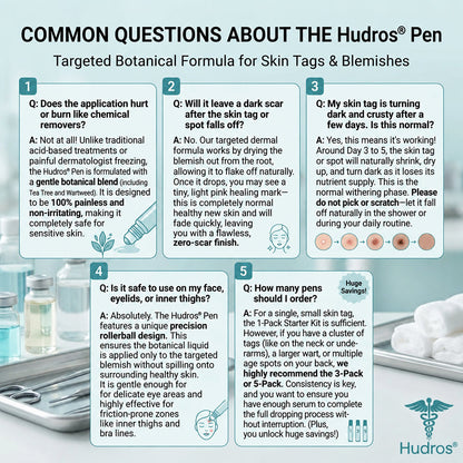 𝐎𝐟𝐟𝐢𝐜𝐢𝐚𝐥 𝐁𝐫𝐚𝐧𝐝 𝐒𝐭𝐨𝐫𝐞 |🔥Hudros® 7-𝐷𝑎𝑦 𝗧𝐚𝐠 & 𝗦𝗽𝐨𝐭 𝐄𝐫𝒂𝒔𝒆𝒓(Zero Pain, Zero 𝐒𝐜𝐚𝒓𝒔 Rollerball)🎉