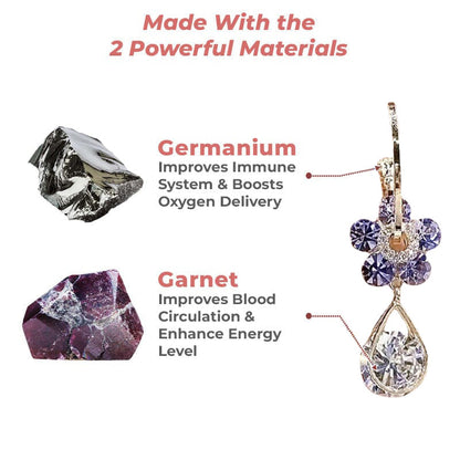 💎 Oneswear® Crystal Flower Germanium Earrings (🔥Last Day Sale - Save up to 80%!)
