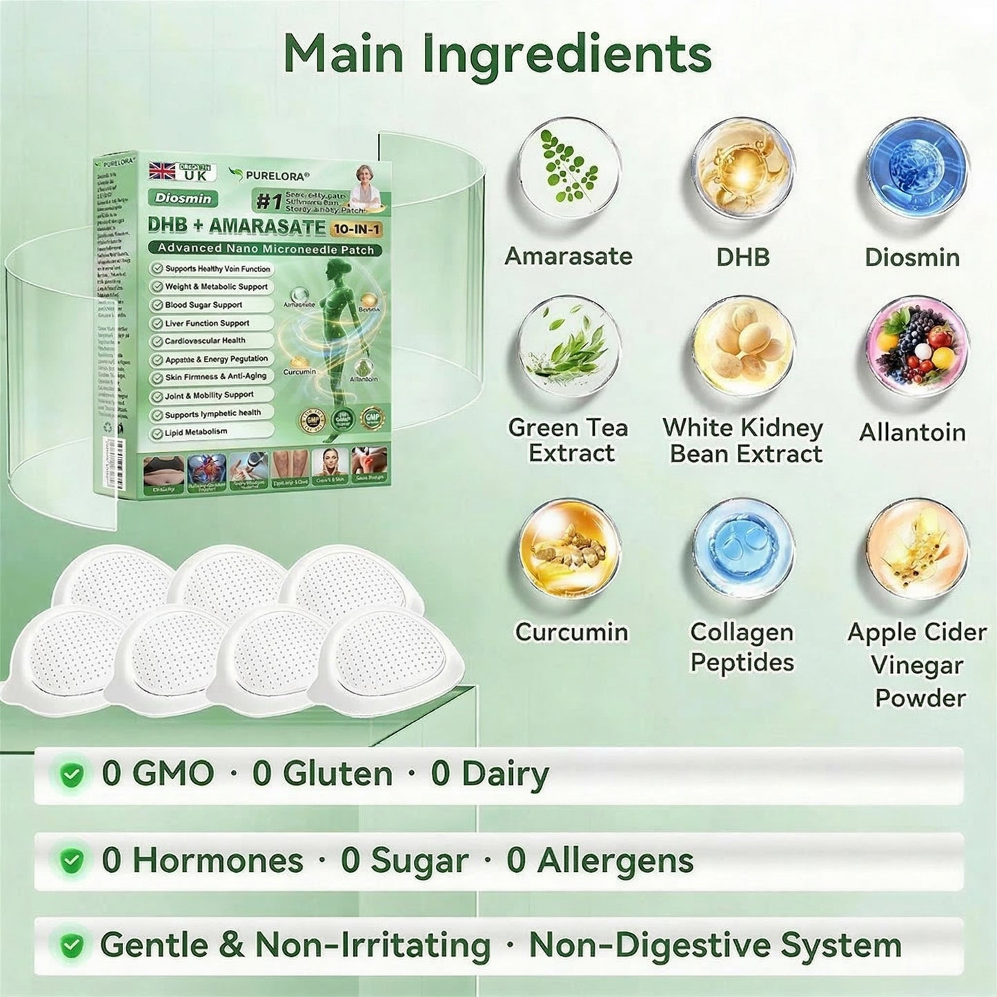 [𝐎𝐟𝐟𝐢𝐜𝐢𝐚𝐥 𝐒𝐭𝐨𝐫𝐞🇬🇧] 𝐏𝐮𝐫𝐞𝐥𝐨𝐫𝐚® 𝐌𝐞𝐭𝐚𝐛𝐨𝐥𝐢𝐜 𝐌𝐚𝐭𝐫𝐢𝐱™ – 𝐃𝐇𝐁 + 𝐀𝐦𝐚𝐫𝐚𝐬𝐚𝐭𝐞 𝟏𝟎-𝐢𝐧-𝟏 𝐍𝐚𝐧𝐨 𝐌𝐢𝐜𝐫𝐨𝐧𝐞𝐞𝐝𝐥𝐞 𝐏𝐚𝐭𝐜𝐡 ✅𝐓𝐚𝐜𝐤𝐥𝐞𝐬 𝐨𝐛𝐞𝐬𝐢𝐭𝐲, 𝐥𝐨𝐨𝐬𝐞 𝐬𝐤𝐢𝐧, 𝐝𝐢𝐚𝐛𝐞𝐭𝐞𝐬, 𝐬𝐥𝐞𝐞𝐩 𝐢𝐬𝐬𝐮𝐞𝐬, 𝐣𝐨𝐢𝐧𝐭 𝐩𝐚𝐢𝐧, 𝐚𝐧𝐝 𝐬𝐮𝐩𝐩𝐨𝐫𝐭𝐬 𝐯𝐞𝐢𝐧 & 𝐥𝐲𝐦𝐩𝐡𝐚𝐭𝐢𝐜 𝐜𝐢𝐫𝐜𝐮𝐥𝐚𝐭𝐢𝐨𝐧