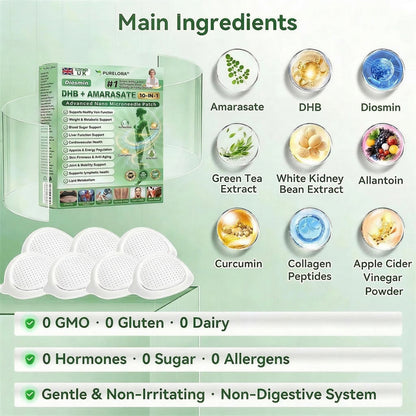 [𝐎𝐟𝐟𝐢𝐜𝐢𝐚𝐥 𝐒𝐭𝐨𝐫𝐞🇬🇧] 𝐏𝐮𝐫𝐞𝐥𝐨𝐫𝐚® 𝐌𝐞𝐭𝐚𝐛𝐨𝐥𝐢𝐜 𝐌𝐚𝐭𝐫𝐢𝐱™ – 𝐃𝐇𝐁 + 𝐀𝐦𝐚𝐫𝐚𝐬𝐚𝐭𝐞 𝟏𝟎-𝐢𝐧-𝟏 𝐍𝐚𝐧𝐨 𝐌𝐢𝐜𝐫𝐨𝐧𝐞𝐞𝐝𝐥𝐞 𝐏𝐚𝐭𝐜𝐡 ✅𝐓𝐚𝐜𝐤𝐥𝐞𝐬 𝐨𝐛𝐞𝐬𝐢𝐭𝐲, 𝐥𝐨𝐨𝐬𝐞 𝐬𝐤𝐢𝐧, 𝐝𝐢𝐚𝐛𝐞𝐭𝐞𝐬, 𝐬𝐥𝐞𝐞𝐩 𝐢𝐬𝐬𝐮𝐞𝐬, 𝐣𝐨𝐢𝐧𝐭 𝐩𝐚𝐢𝐧, 𝐚𝐧𝐝 𝐬𝐮𝐩𝐩𝐨𝐫𝐭𝐬 𝐯𝐞𝐢𝐧 & 𝐥𝐲𝐦𝐩𝐡𝐚𝐭𝐢𝐜 𝐜𝐢𝐫𝐜𝐮𝐥𝐚𝐭𝐢𝐨𝐧