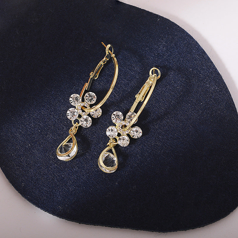 💎 Oneswear® Crystal Flower Germanium Earrings (🔥Last Day Sale - Save up to 80%!)