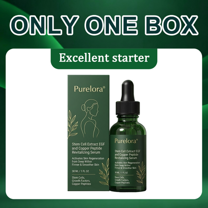 💖Change from the inside out | Purelora® Stem Cell–Derived EGF & Copper Peptide Activating Serum  (Deeply activates skin renewal from within for firmer, smoother-looking skin)