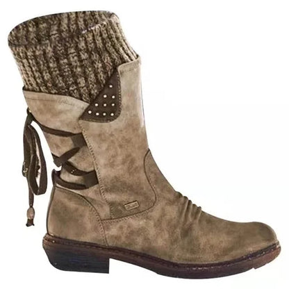 🔥 FINAL DAY – 80% OFF🔥 Women's Winter Low-Cut Orthopaedic Boots with Bow Detail & Warm Wool Lining