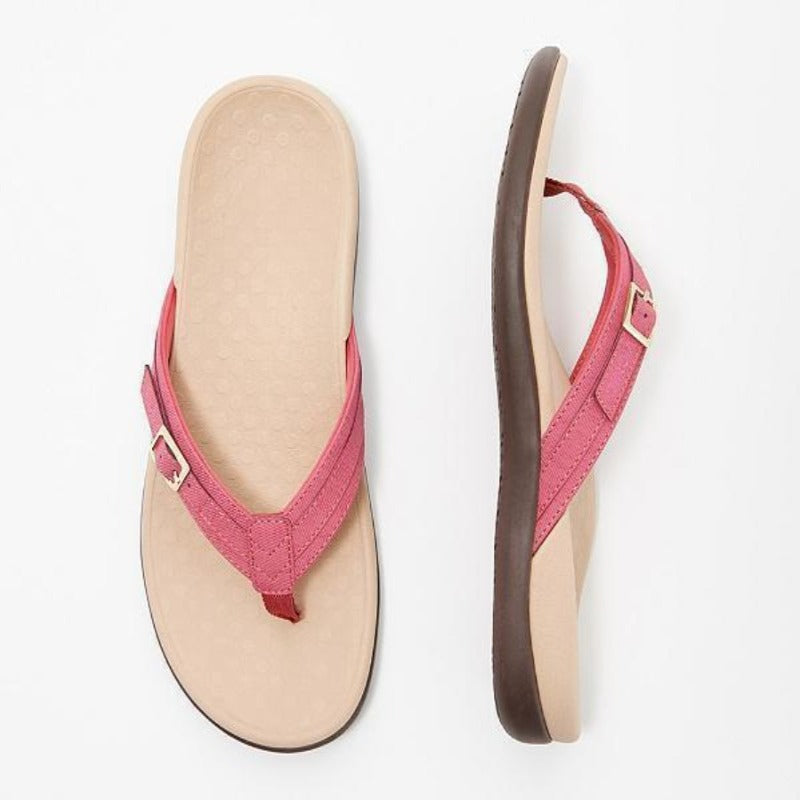 🔥Last Day Promotion 60% OFF - Orthopedic Arch Support Flip Flops ✅Feel Pain-Free and Light on Your Feet All Day Long