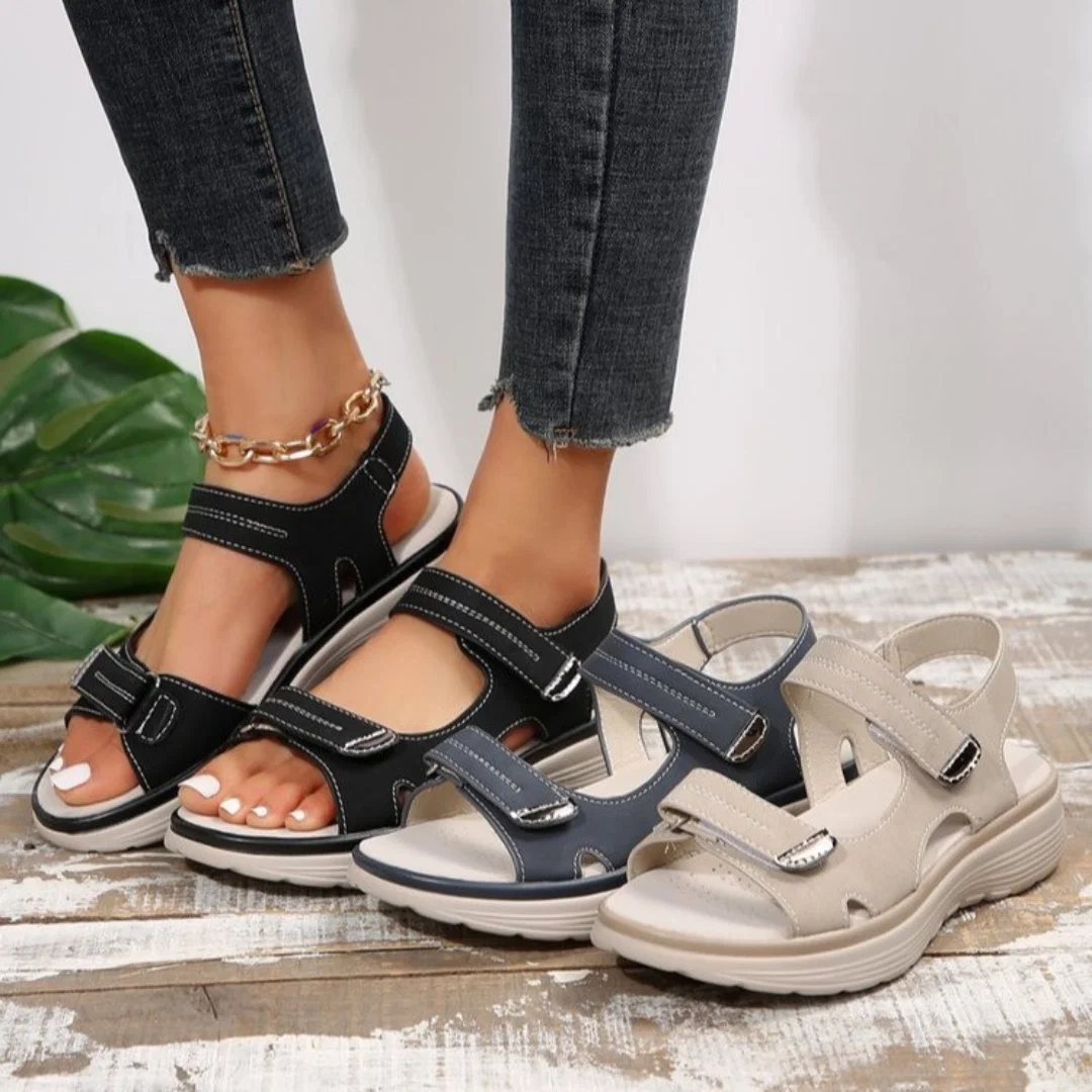 🔥 LAST DAY: 80% OFF - 👑 Women's Orthopaedic Comfort Sandals with Adjustable Arch Support