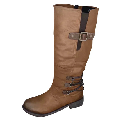 🔥 LAST DAY – 80% OFF 🔥 Women's Vintage Zipper High Snow Boots