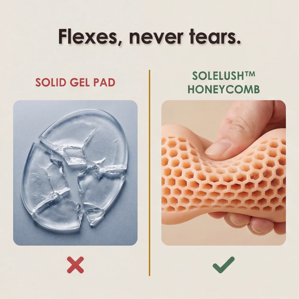 Paiduis® Metatarsal Pads – Soft Gel Pads for the Ball of the Foot for Pain Relief