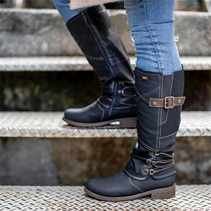 🔥 LAST DAY – 80% OFF 🔥 Women's Vintage Zipper High Snow Boots