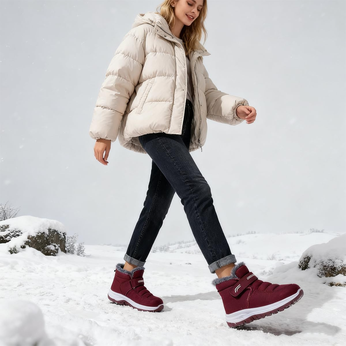 🔥 𝗟𝗔𝗦𝗧 𝗗𝗔𝗬: 𝟴𝟬% 𝗢𝗙𝗙 – Women’s Orthopaedic Winter Shoes – Warm, Wide Fit & Cushioned Sole for Pain Relief